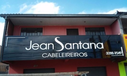 Fachadas em ACM: Salão de cabeleireiro