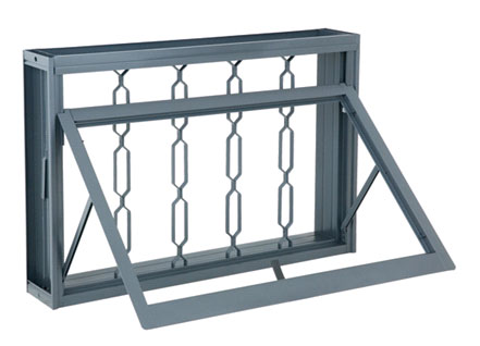 janela com grade banheiro