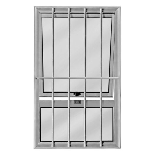 Há modelos de janelas mais estreitas com grades