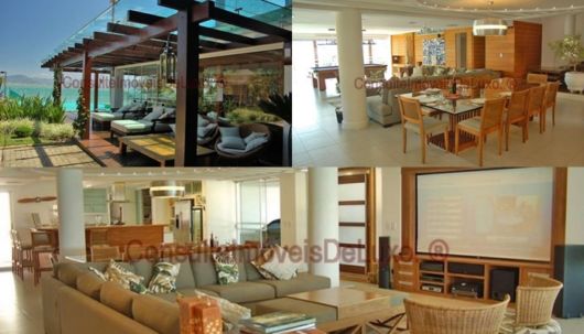 decoração mansão praia