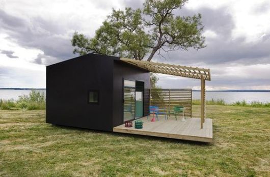 casa pequena pré-fabricada