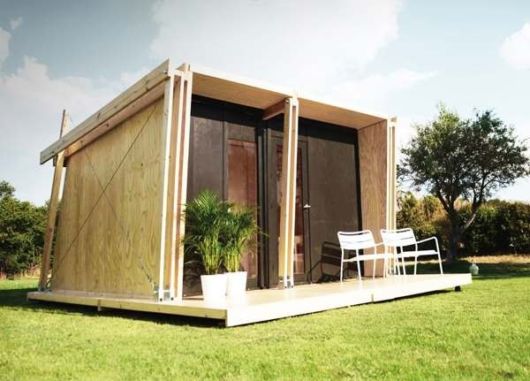 mini casa moderna pré-fabricada
