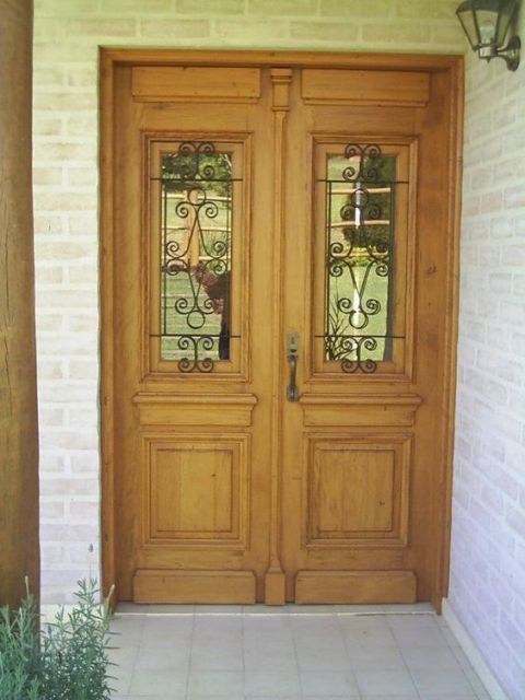 porta 2 folhas com vidro