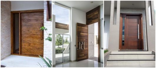 modelos de portas de madeira