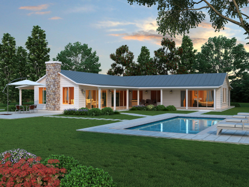 Modelos de telhados: Telhado em l