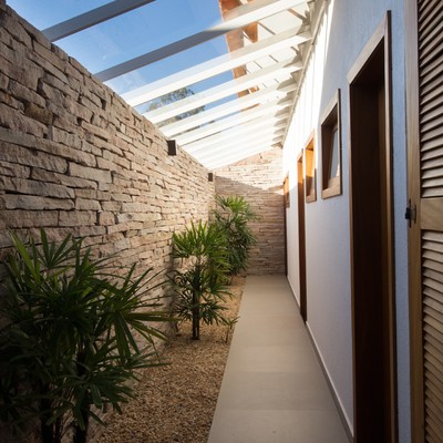 Modelos de telhados: Telhado transparente