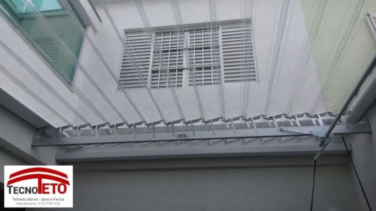 Modelos de telhados: Telhado transparente