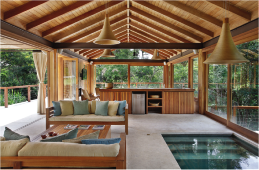 Modelos de telhados: Telhado de madeira