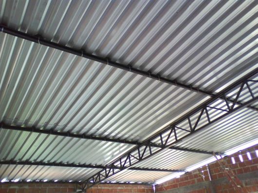 Modelos de telhados: Telhado de zinco