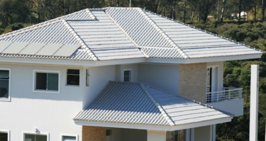 Modelos de telhados: Telhado de amianto