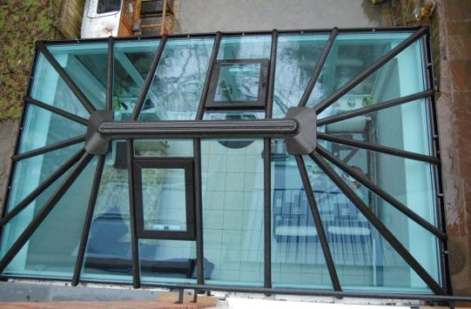 Modelos de telhados: Telhado de vidro