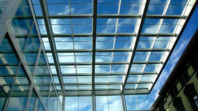 Modelos de telhados: Telhado de vidro