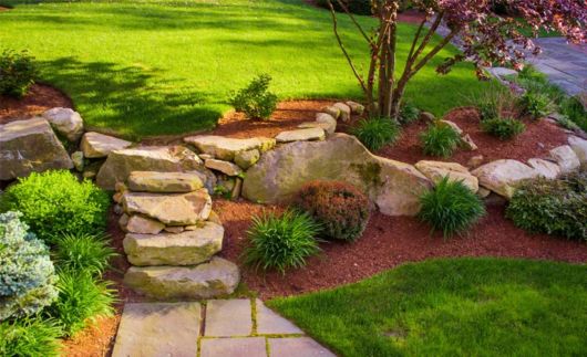 Pedras para jardim: Decoração com caminho