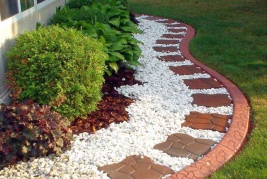 Pedras para jardim: Decoração com caminho
