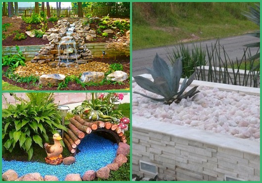 Pedras para jardim: Inspirações