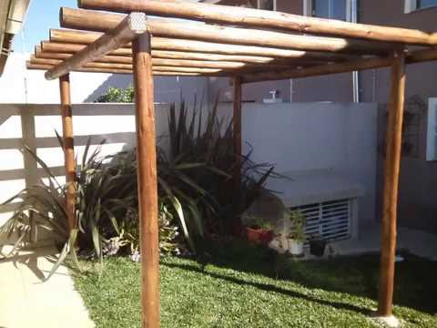 Pergolado de eucalipto