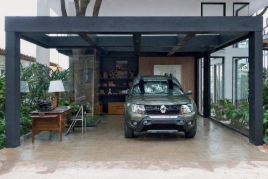 Pergolado: Para garagem