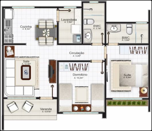 Uma casa popular pode ficar super completa