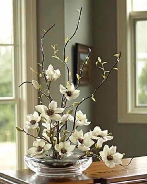 Plantas para sala: Artificiais brancas