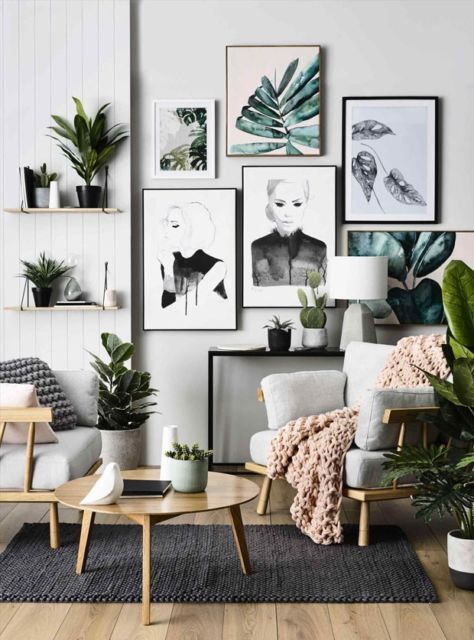 Plantas para sala: Decoração sala pequena de apartamento