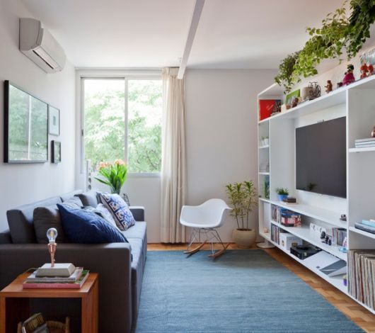 Plantas para sala: Decoração sala pequena de apartamento