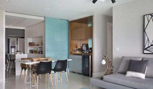 Porta de correr de madeira: Para Sala