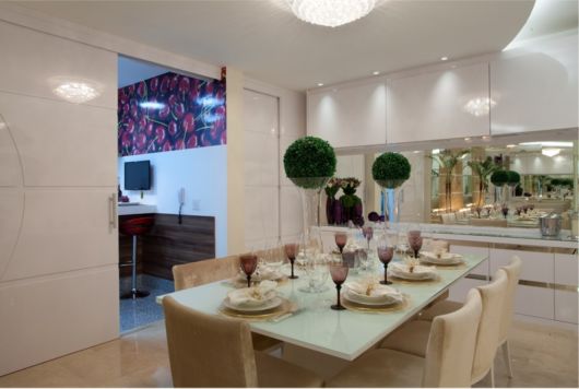 Porta de correr de madeira: Para cozinha