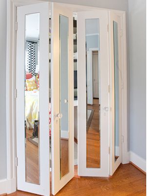 Atualmente há portas bem modernas sanfonadas