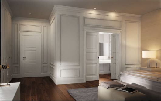 Sem dúvida sua casa fica mais elegante com uma porta de correr branca