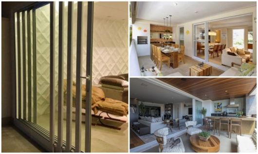 porta de vidro para sala