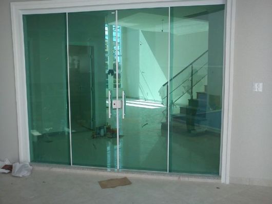 Porta de vidro: Temperado