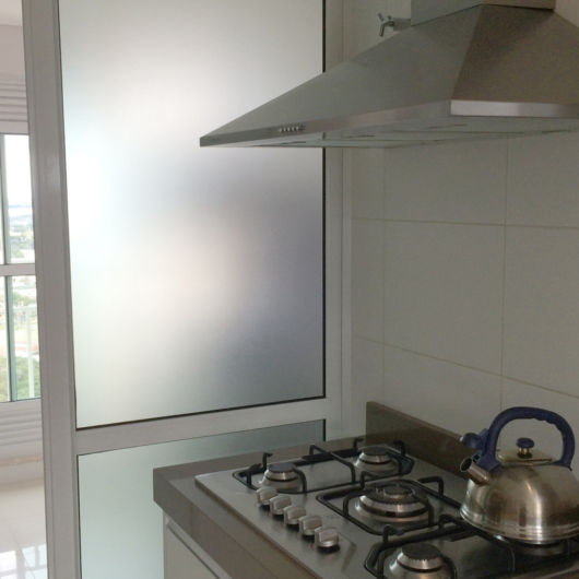 Porta de vidro: Jateado