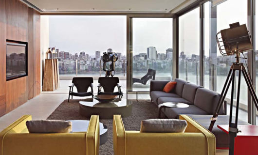 Porta de vidro: Para sala