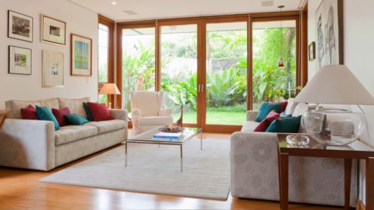 Porta de vidro: Para sala