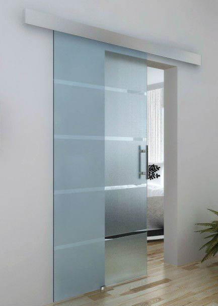 Porta de vidro: De correr