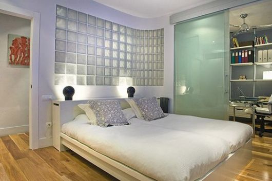 porta de vidro jateado