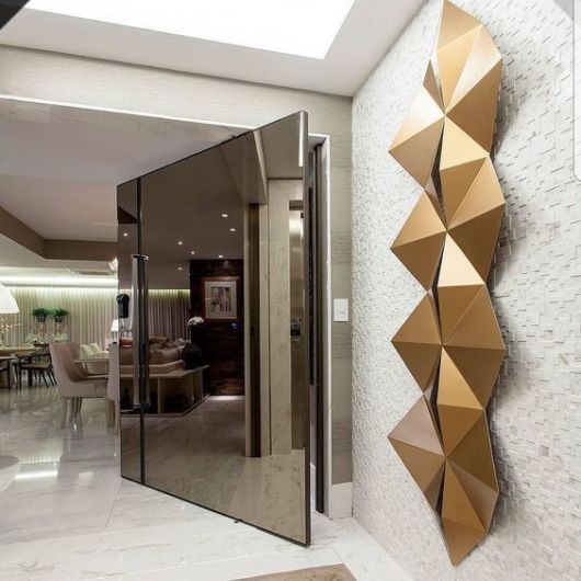 Porta para sala: De vidro