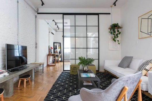 Porta para sala: De vidro