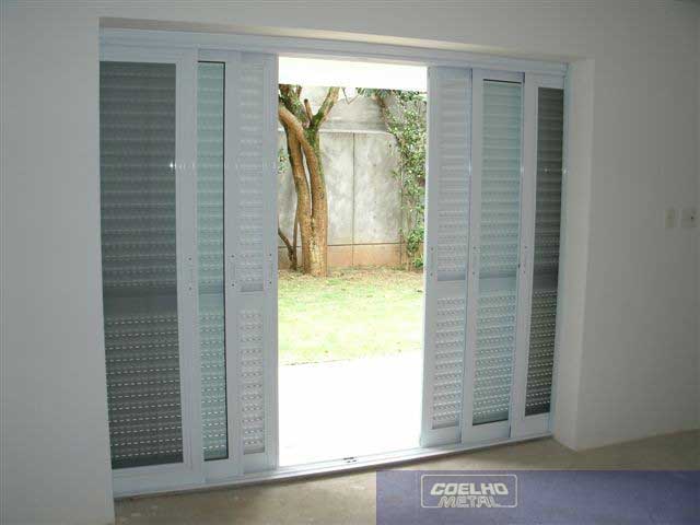 Porta para sala: De alumínio branca