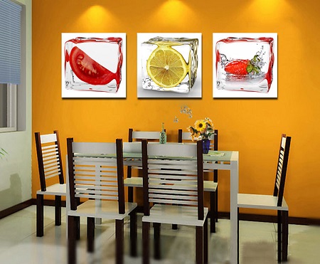 Quadros para sala de jantar: Moderno com frutas