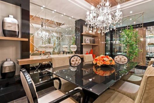 Quadros para sala de jantar: Espelho