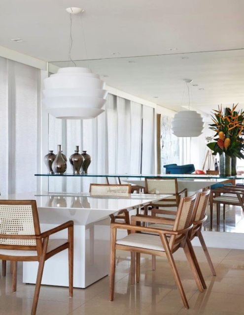 Quadros para sala de jantar: Espelho