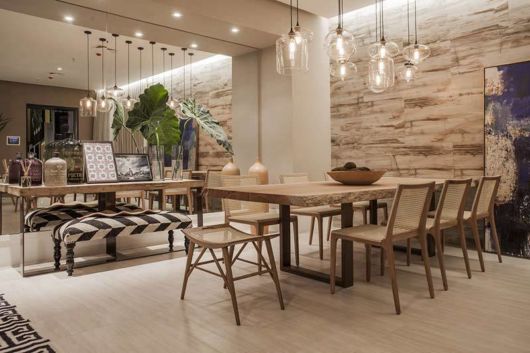 Quadros para sala de jantar: Espelho grande