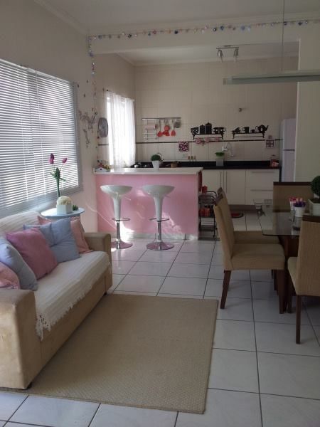 cozinha americana com sala simples