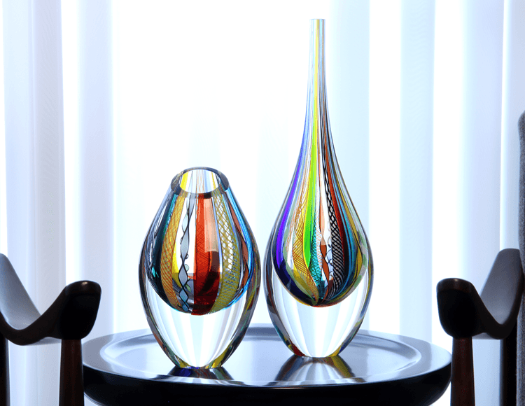 Enfeites para sala de cristal