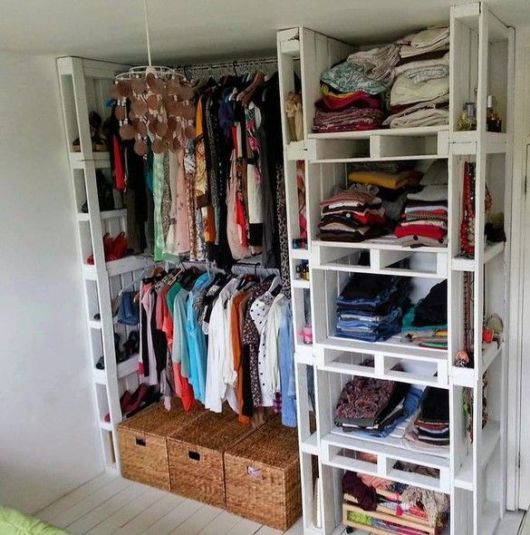 closet simples de pallet
