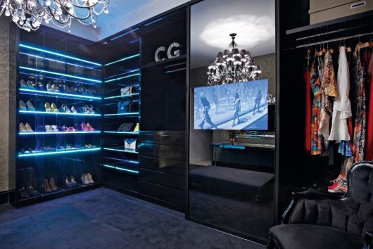 closet com lustre