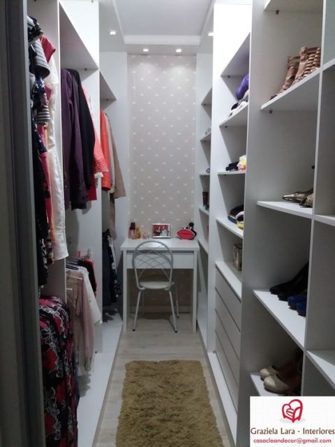closet simples com penteadeira