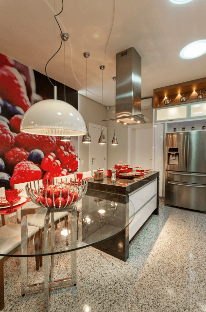 Modelos de pisos para cozinha granito