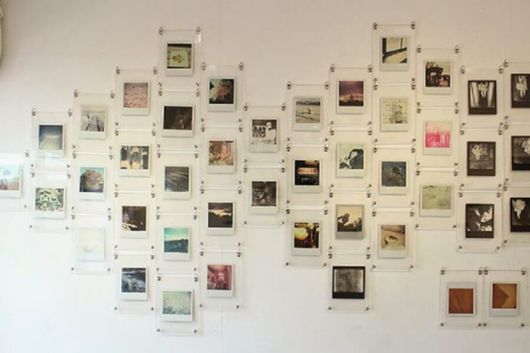 Mural de fotos: criativo estilo colméia